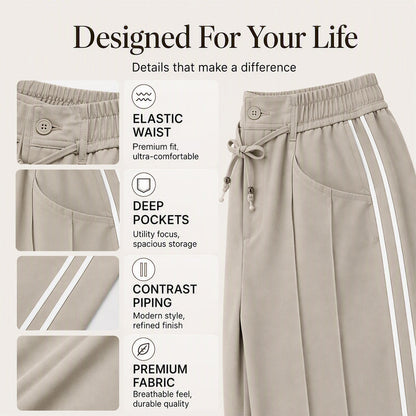 ⏰Last Day Sale 54% Off 💃 Women's Wide-Leg Drawstring Pants