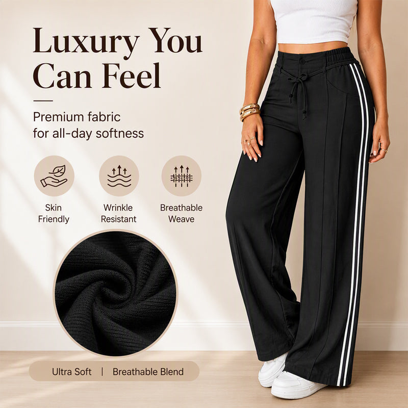 ⏰Last Day Sale 54% Off 💃 Women's Wide-Leg Drawstring Pants
