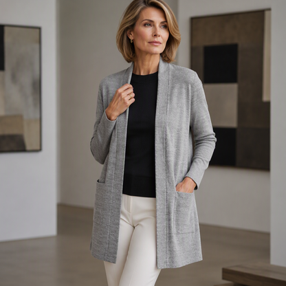 🍁New Fall Collection-Women's Casual Open Front Cardigan with Pockets