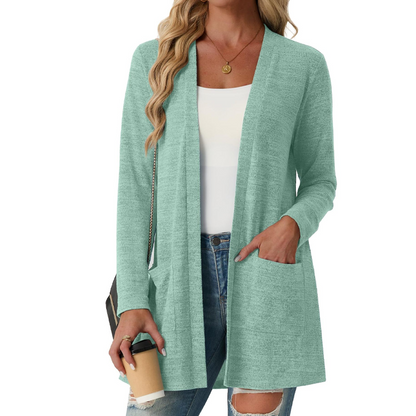 🍁New Fall Collection-Women's Casual Open Front Cardigan with Pockets