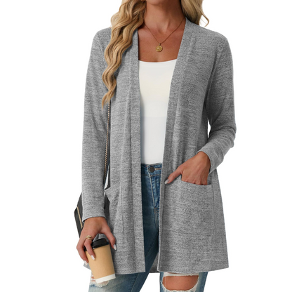 🍁New Fall Collection-Women's Casual Open Front Cardigan with Pockets