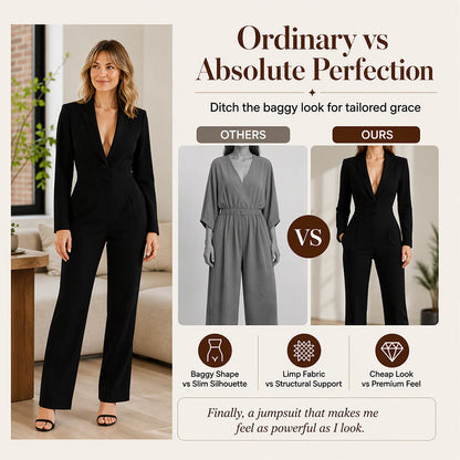 🌸49% OFF NOW!Women's Elegant Blazer Jumpsuit