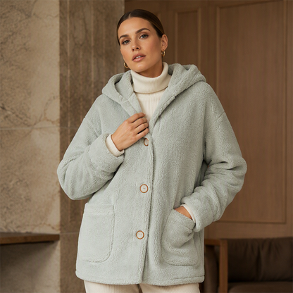 🌸 49% OFF NOW!Women's Cozy Warm Hooded Jacket