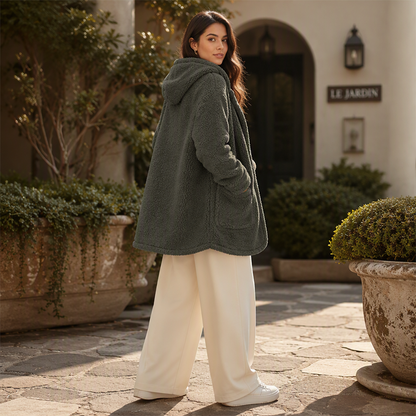 🌸 49% OFF NOW!Women's Cozy Warm Hooded Jacket