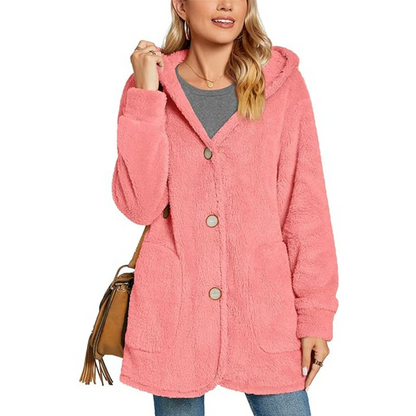 🌸 49% OFF NOW!Women's Cozy Warm Hooded Jacket