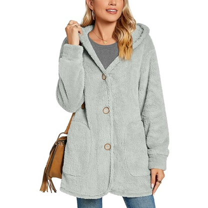 🌸 49% OFF NOW!Women's Cozy Warm Hooded Jacket