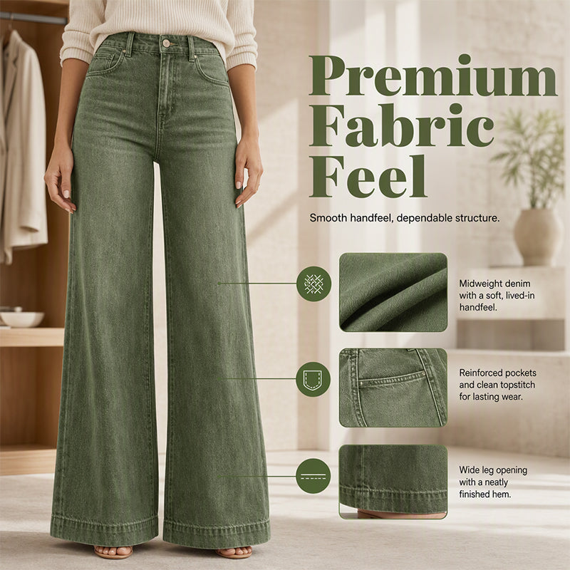 Hot Sale 49% OFF👖 Women's Leg-Lengthening Wide-Leg Jeans