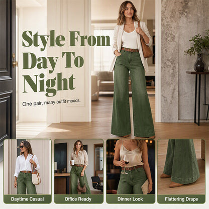 Hot Sale 49% OFF👖 Women's Leg-Lengthening Wide-Leg Jeans