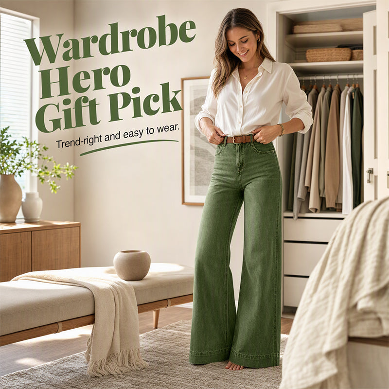 Hot Sale 49% OFF👖 Women's Leg-Lengthening Wide-Leg Jeans