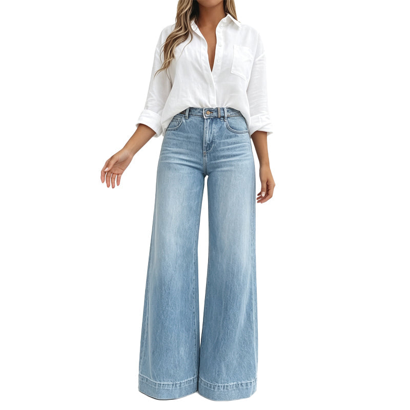 Hot Sale 49% OFF👖 Women's Leg-Lengthening Wide-Leg Jeans