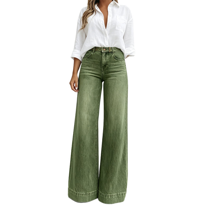 Hot Sale 49% OFF👖 Women's Leg-Lengthening Wide-Leg Jeans