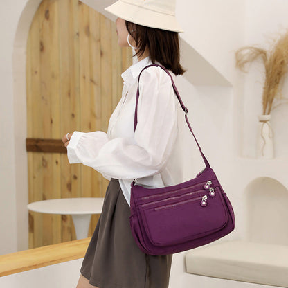 📢📢50% OFF !! ⏰Lightweight Multi-Pocket Nylon Crossbody Bag