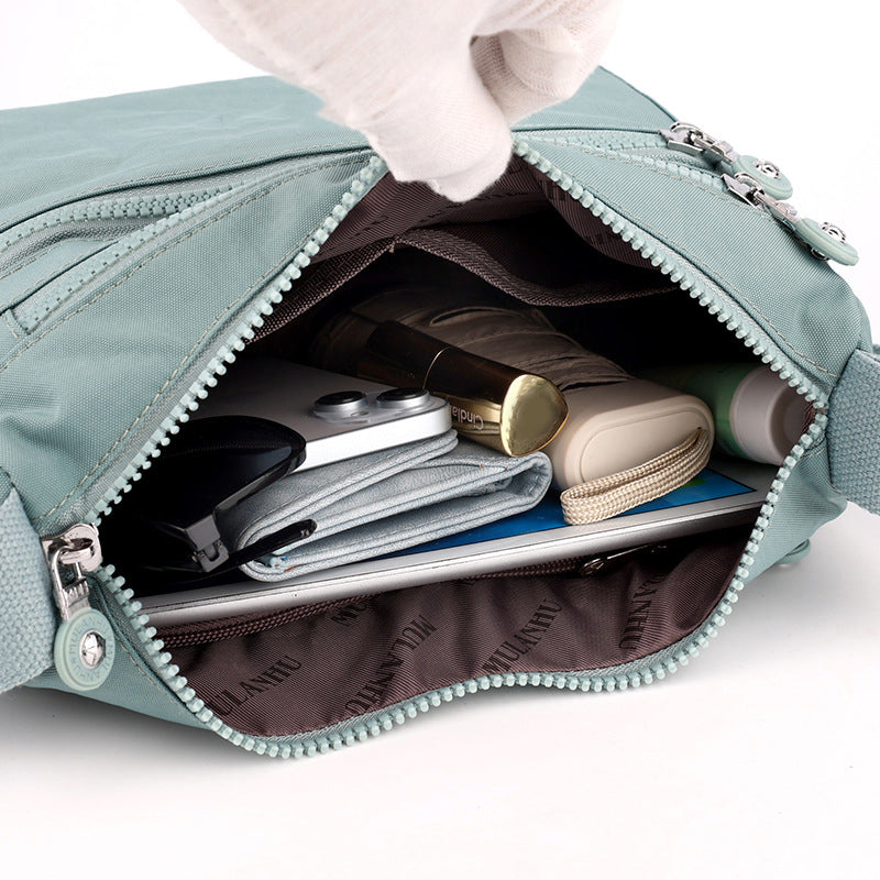📢📢50% OFF !! ⏰Lightweight Multi-Pocket Nylon Crossbody Bag