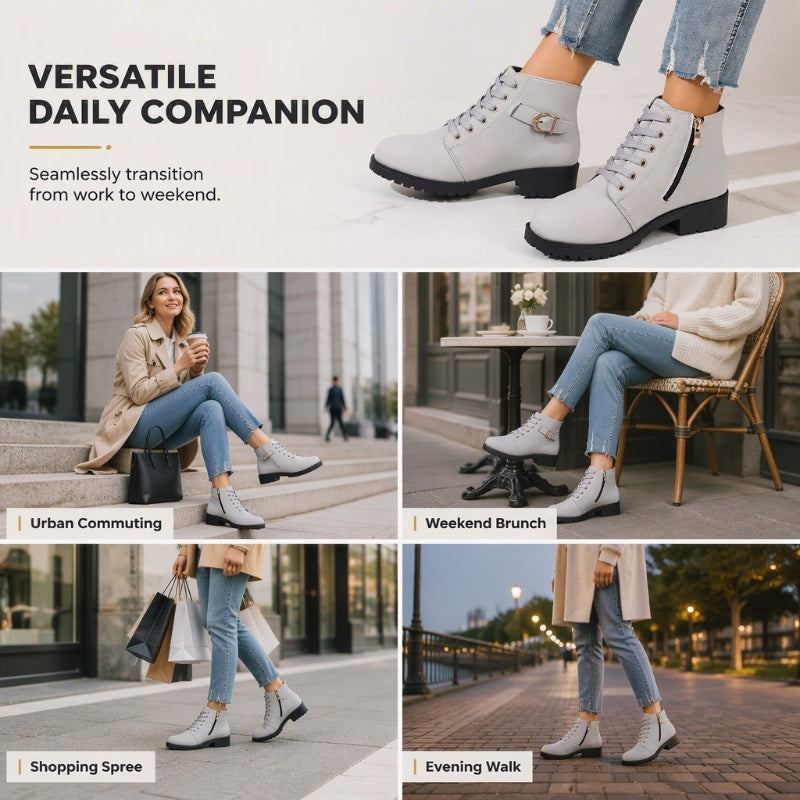 Slip-Resistant Ankle Boots