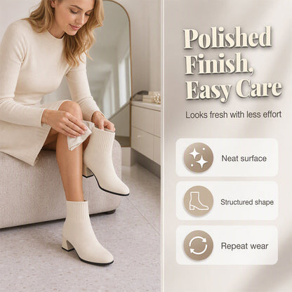 Elastic Knit Sock Boots for Women