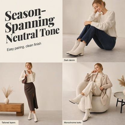 Elastic Knit Sock Boots for Women