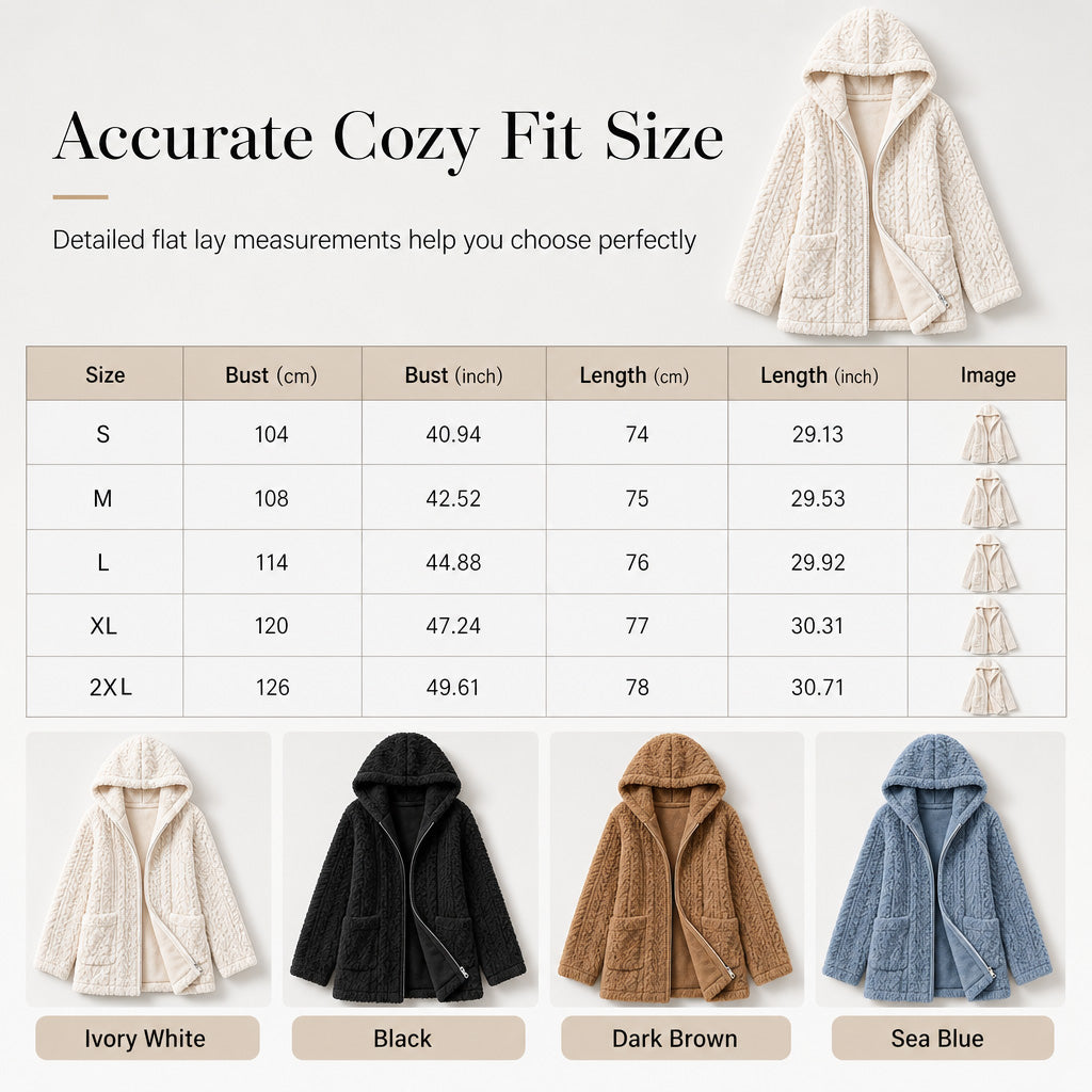 👚✨Women's Casual Plush Solid Color Cardigan✨𝘉𝘶𝘺 𝘢𝘯𝘺 2 𝘢𝘯𝘥 𝘨𝘦𝘵 𝘢𝘯 𝘦𝘹𝘵𝘳𝘢 8% 𝘥𝘪𝘴𝘤𝘰𝘶𝘯𝘵