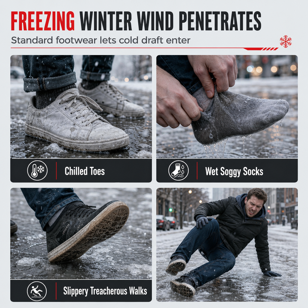 🎉This Week's Special Sales - 49% OFF✨Women's High‑Top Winter Snow Boots, Waterproof Non‑Slip Tall Boots with Thick Plush Lining & Thick Sole for Outdoor Snowy Days👢