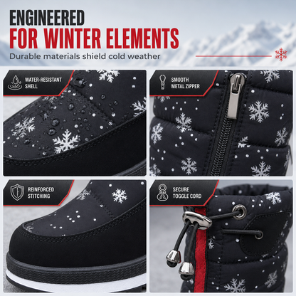 🎉This Week's Special Sales - 49% OFF✨Women's High‑Top Winter Snow Boots, Waterproof Non‑Slip Tall Boots with Thick Plush Lining & Thick Sole for Outdoor Snowy Days👢