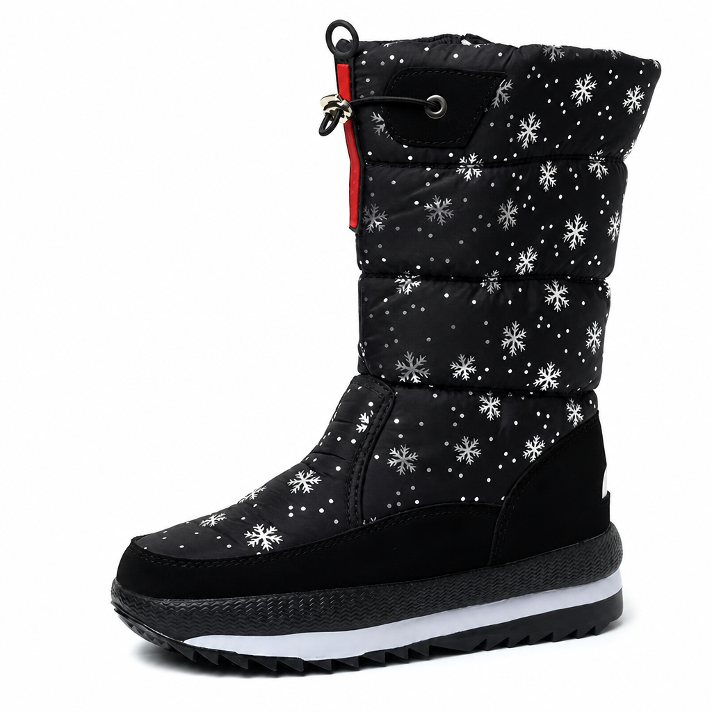 🎉This Week's Special Sales - 49% OFF✨Women's High‑Top Winter Snow Boots, Waterproof Non‑Slip Tall Boots with Thick Plush Lining & Thick Sole for Outdoor Snowy Days👢