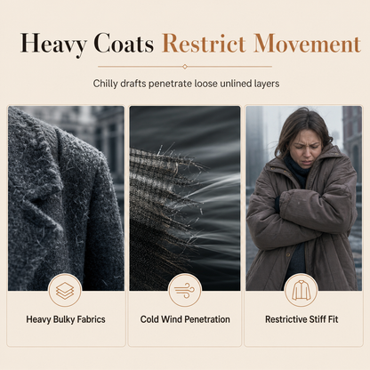 Lightweight Warmth, Beautiful Everyday Style — Women's Quilted Padded Zip-Up Jacket with a Chic Stand Collar, Classic Stitching, and a Flattering Casual Silhouette for Cooler Days