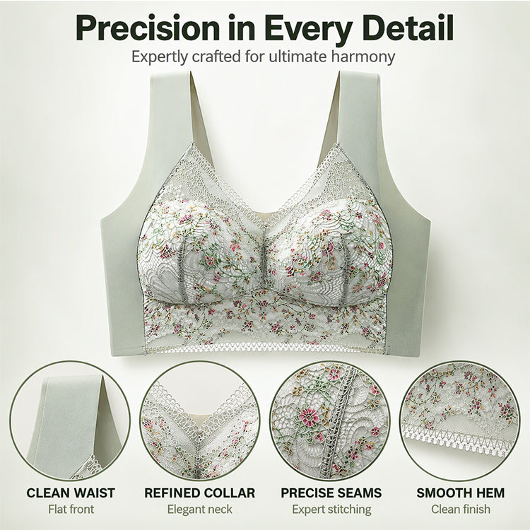 🌸Hot Sale 49% OFF🎀Women's Seamless Floral Lace Support Bra