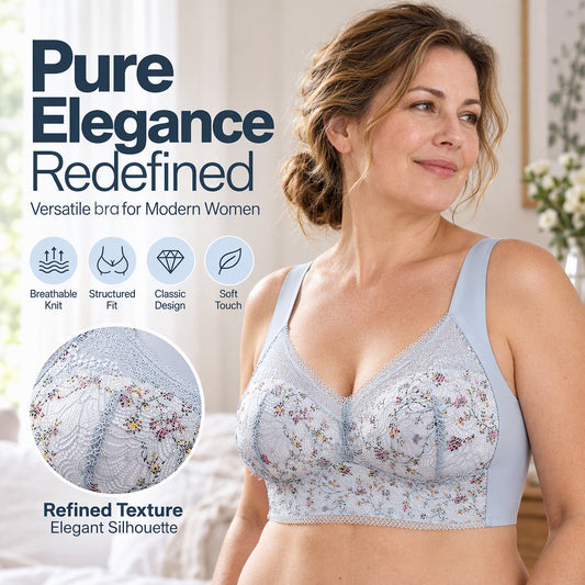 🌸Hot Sale 49% OFF🎀Women's Seamless Floral Lace Support Bra