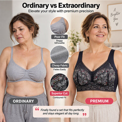 🌸Hot Sale 49% OFF🎀Women's Seamless Floral Lace Support Bra