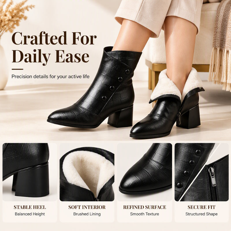 Women's Soft  Leather Ankle Boots
