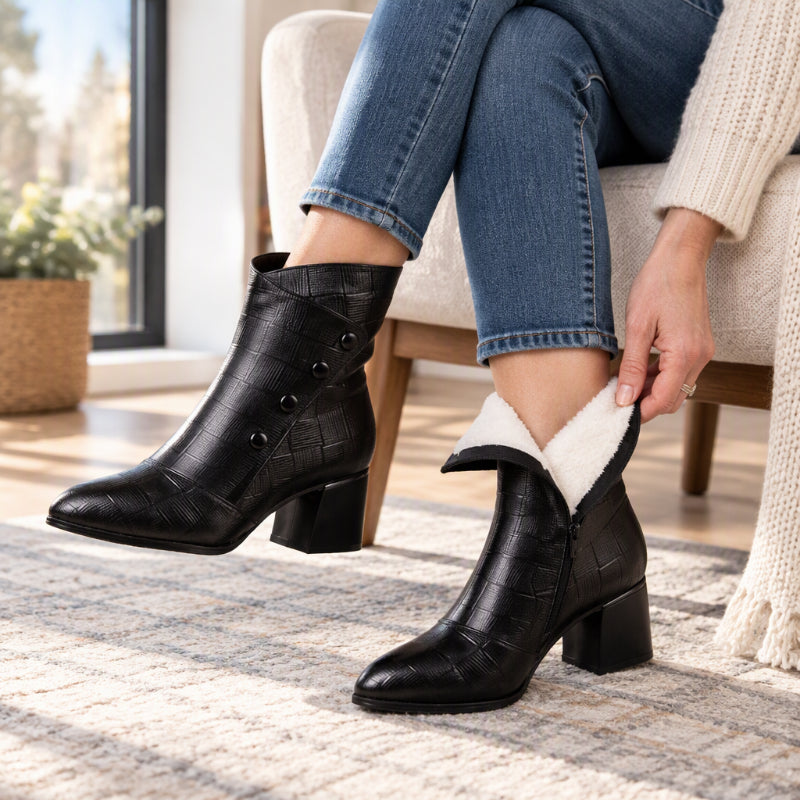 Women's Soft  Leather Ankle Boots