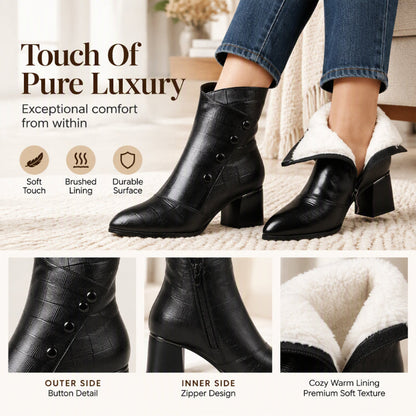 Women's Soft  Leather Ankle Boots