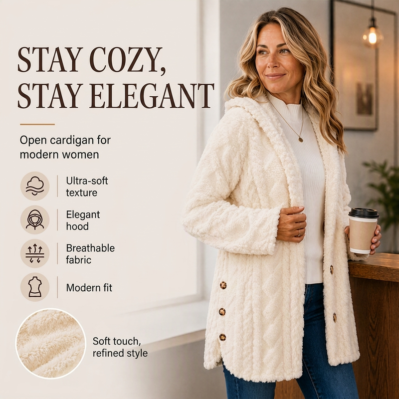 ⏳Limited-time offer: 49% off⏰Diamond-patterned women's warm hooded outerwear🎁