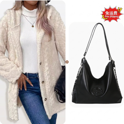 ⏳Limited-time offer: 49% off⏰Diamond-patterned women's warm hooded outerwear🎁