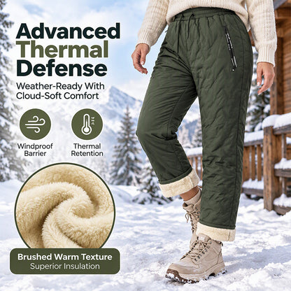 Women's Thick Plush-Lined Winter Pants