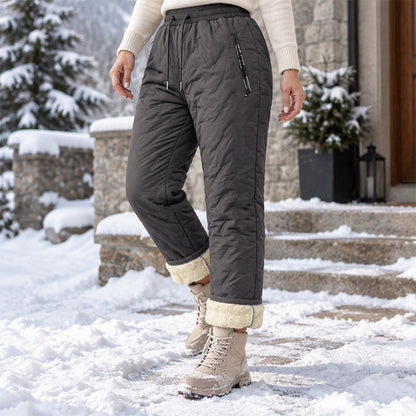 Women's Thick Plush-Lined Winter Pants