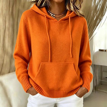 Women's Casual Hooded Knitted Sweater