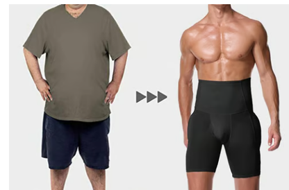 ⏳Time-limited Special⏰Men's Compression Shorts - High Waist Tummy Control & Sweat-Wicking