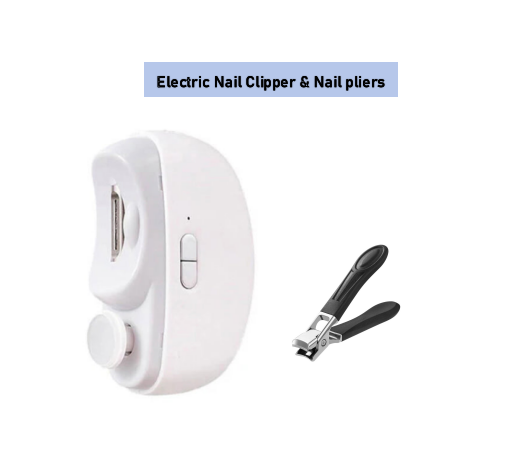🎁 Hot Sale 49%OFF🔥3 in 1 Automatic Electric Nail Clipper with Polishing【Safe and convenient】