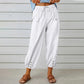 WOMEN‘S SUMMER CAPRI PANTS WIDE LEG
