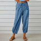 WOMEN‘S SUMMER CAPRI PANTS WIDE LEG