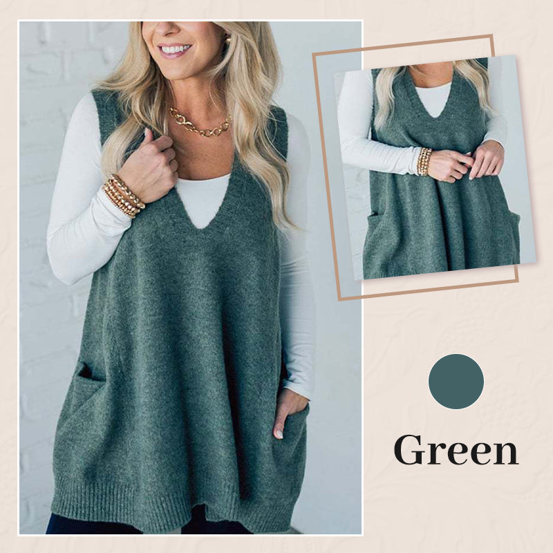 Women's V-Neck Sweater Vest