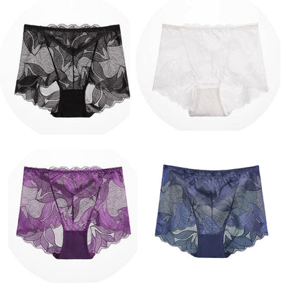 🌸Hot Sale 🌸-Women's Handmade Silk Lace Underwear Package