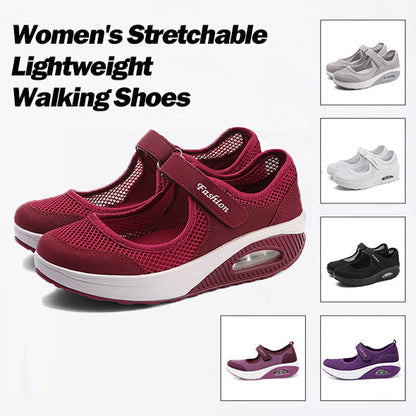 Lightweight, breathable and stretchy walking shoes