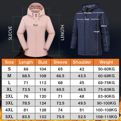 Unisex Windproof Waterproof Jacket