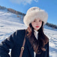 🎁Warm Gift 👒- Women's Warm Fashion Synthetic Rabbit Fur Fisherman Hat