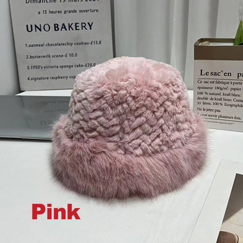 🎁Warm Gift 👒- Women's Warm Fashion Synthetic Rabbit Fur Fisherman Hat