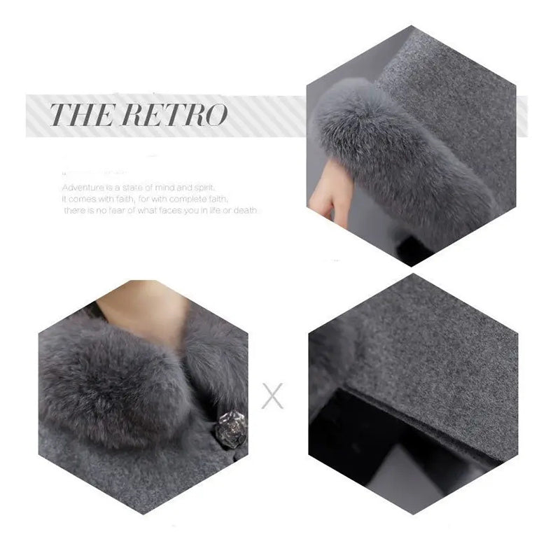 High neck warm ladies shawl, autumn and winter🔥Warm and stylish