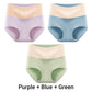 （3pcs） Women's High Waisted Breathable Antibacterial Soft Underwear