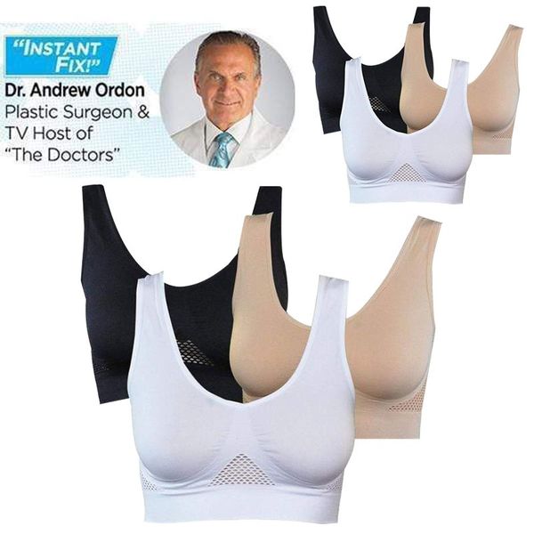 Breathable and comfortable bra without steel ring