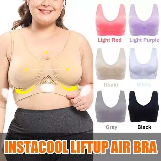 Breathable and comfortable bra without steel ring